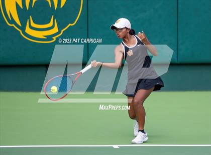Thumbnail 1 in The Woodlands vs Round Rock Westwood (UIL 6A Team Tennis Semifinal) photogallery.