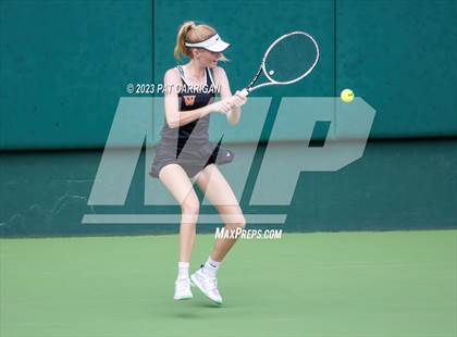 Thumbnail 1 in The Woodlands vs Round Rock Westwood (UIL 6A Team Tennis Semifinal) photogallery.