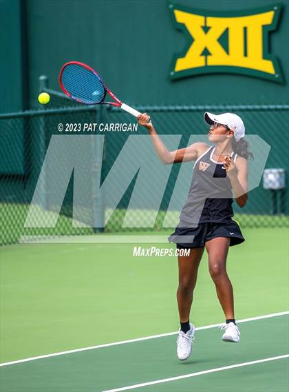 Thumbnail 1 in The Woodlands vs Round Rock Westwood (UIL 6A Team Tennis Semifinal) photogallery.
