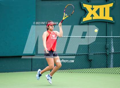 Thumbnail 1 in The Woodlands vs Round Rock Westwood (UIL 6A Team Tennis Semifinal) photogallery.