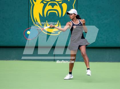 Thumbnail 1 in The Woodlands vs Round Rock Westwood (UIL 6A Team Tennis Semifinal) photogallery.