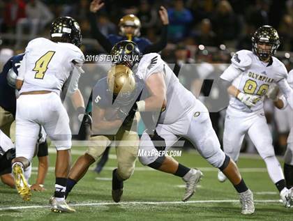 Thumbnail 1 in Mater Dei Catholic vs. Olympian (CIF SDS Division 2 Final) photogallery.