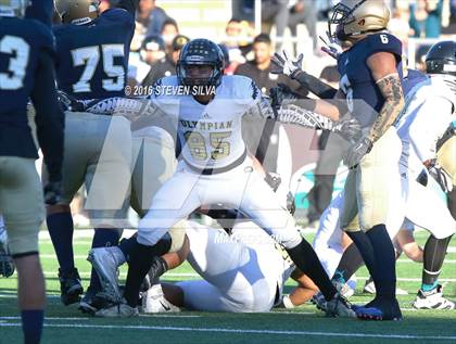 Thumbnail 3 in Mater Dei Catholic vs. Olympian (CIF SDS Division 2 Final) photogallery.