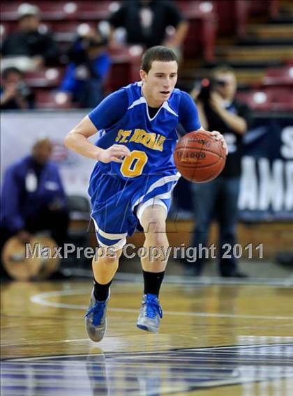 Thumbnail 1 in St. Joseph Notre Dame vs. St. Bernard (CIF State D5 Final) photogallery.