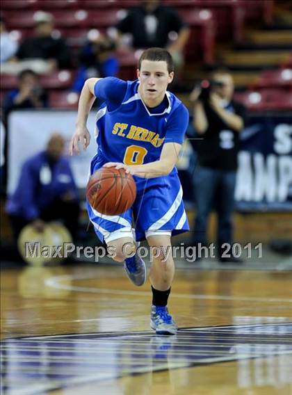Thumbnail 2 in St. Joseph Notre Dame vs. St. Bernard (CIF State D5 Final) photogallery.