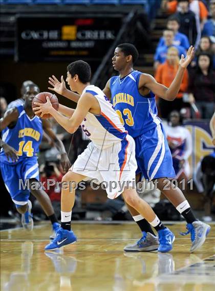 Thumbnail 1 in St. Joseph Notre Dame vs. St. Bernard (CIF State D5 Final) photogallery.