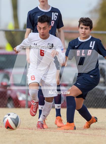 Thumbnail 3 in American Leadership Academy QC vs Bradshaw Mountain (Chandler Prep Invitational) photogallery.