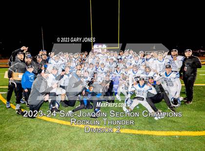 Thumbnail 3 in Rocklin vs. St. Mary's (D2 CIF SJS Final) photogallery.