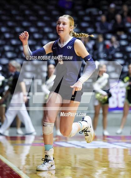 Thumbnail 2 in Bushland vs. Goliad (UIL 3A D1 Volleyball Final) photogallery.