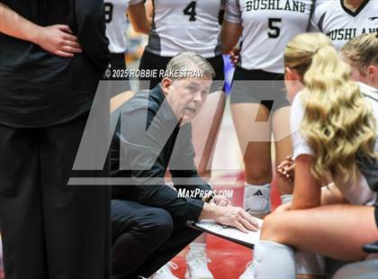 Thumbnail 2 in Bushland vs. Goliad (UIL 3A D1 Volleyball Final) photogallery.