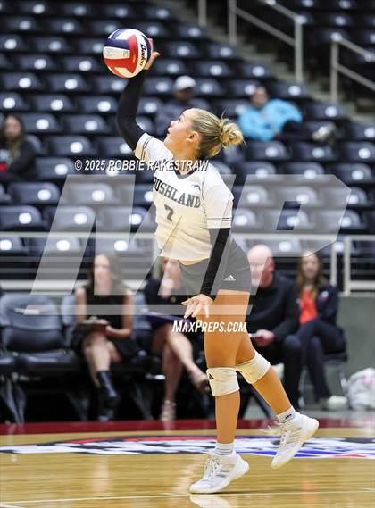 Thumbnail 1 in Bushland vs. Goliad (UIL 3A D1 Volleyball Final) photogallery.