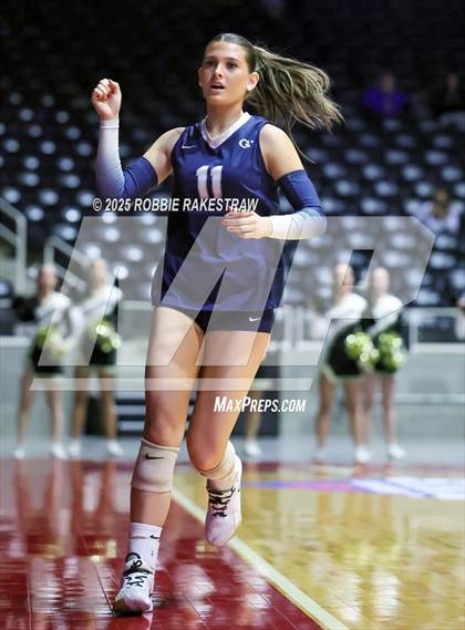 Thumbnail 3 in Bushland vs. Goliad (UIL 3A D1 Volleyball Final) photogallery.