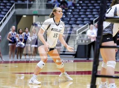 Thumbnail 3 in Bushland vs. Goliad (UIL 3A D1 Volleyball Final) photogallery.