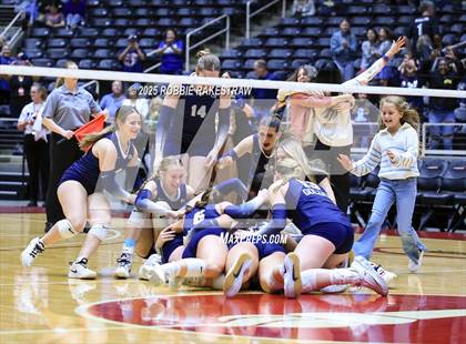 Thumbnail 3 in Bushland vs. Goliad (UIL 3A D1 Volleyball Final) photogallery.
