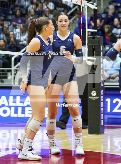 Thumbnail 3 in Bushland vs. Goliad (UIL 3A D1 Volleyball Final) photogallery.