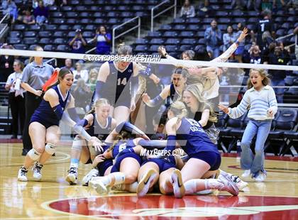 Thumbnail 2 in Bushland vs. Goliad (UIL 3A D1 Volleyball Final) photogallery.