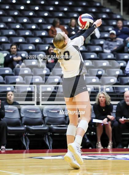 Thumbnail 3 in Bushland vs. Goliad (UIL 3A D1 Volleyball Final) photogallery.