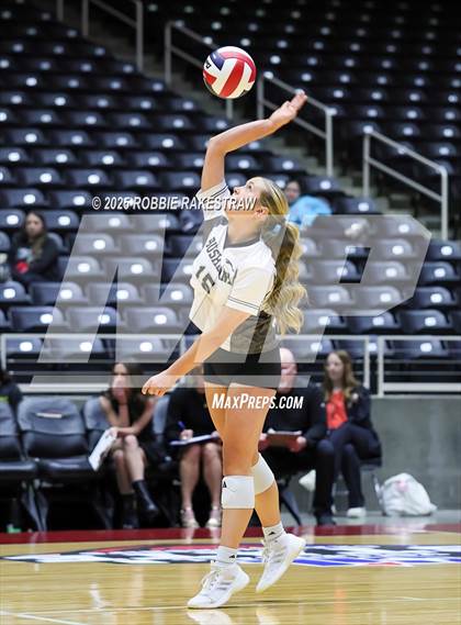 Thumbnail 1 in Bushland vs. Goliad (UIL 3A D1 Volleyball Final) photogallery.