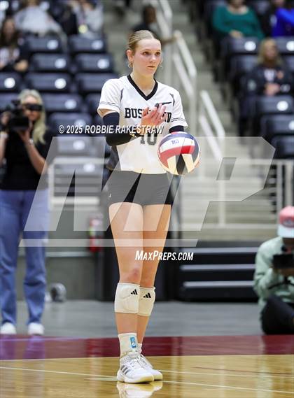 Thumbnail 3 in Bushland vs. Goliad (UIL 3A D1 Volleyball Final) photogallery.