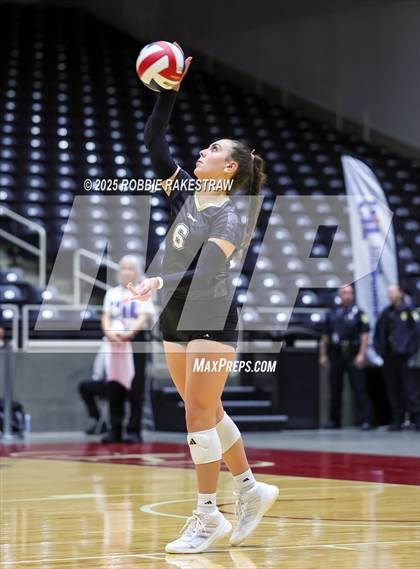 Thumbnail 3 in Bushland vs. Goliad (UIL 3A D1 Volleyball Final) photogallery.