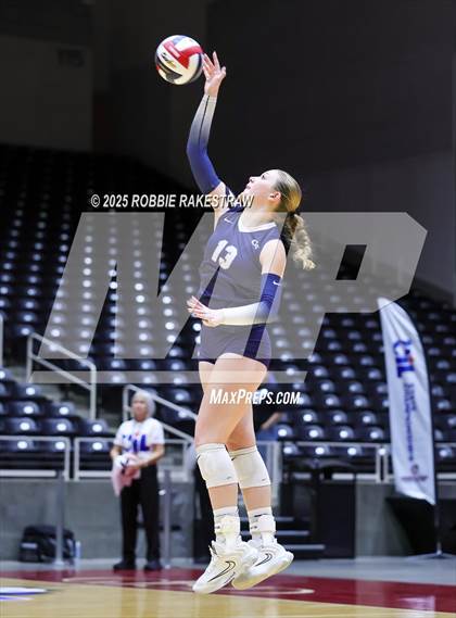 Thumbnail 3 in Bushland vs. Goliad (UIL 3A D1 Volleyball Final) photogallery.