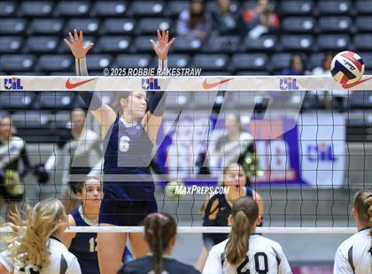 Thumbnail 2 in Bushland vs. Goliad (UIL 3A D1 Volleyball Final) photogallery.