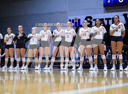 Thumbnail 2 in Bushland vs. Goliad (UIL 3A D1 Volleyball Final) photogallery.