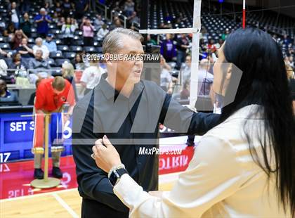 Thumbnail 2 in Bushland vs. Goliad (UIL 3A D1 Volleyball Final) photogallery.