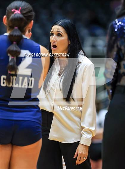 Thumbnail 2 in Bushland vs. Goliad (UIL 3A D1 Volleyball Final) photogallery.