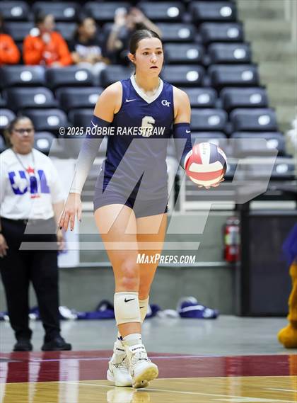 Thumbnail 2 in Bushland vs. Goliad (UIL 3A D1 Volleyball Final) photogallery.
