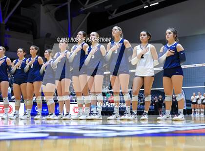 Thumbnail 2 in Bushland vs. Goliad (UIL 3A D1 Volleyball Final) photogallery.