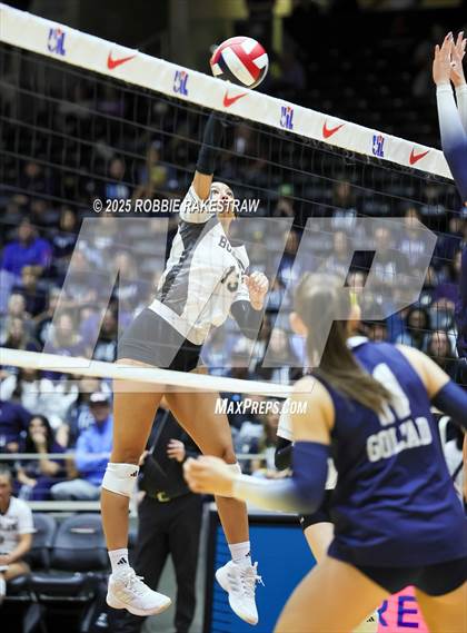 Thumbnail 3 in Bushland vs. Goliad (UIL 3A D1 Volleyball Final) photogallery.