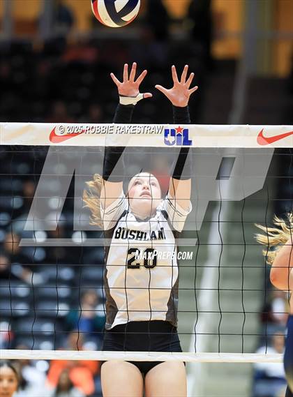 Thumbnail 1 in Bushland vs. Goliad (UIL 3A D1 Volleyball Final) photogallery.