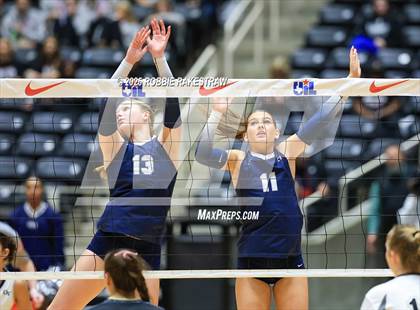 Thumbnail 3 in Bushland vs. Goliad (UIL 3A D1 Volleyball Final) photogallery.