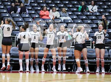 Thumbnail 3 in Bushland vs. Goliad (UIL 3A D1 Volleyball Final) photogallery.