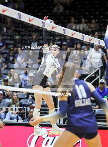 Thumbnail 2 in Bushland vs. Goliad (UIL 3A D1 Volleyball Final) photogallery.