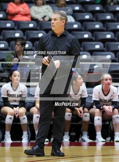 Thumbnail 2 in Bushland vs. Goliad (UIL 3A D1 Volleyball Final) photogallery.