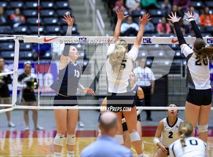 Thumbnail 3 in Bushland vs. Goliad (UIL 3A D1 Volleyball Final) photogallery.