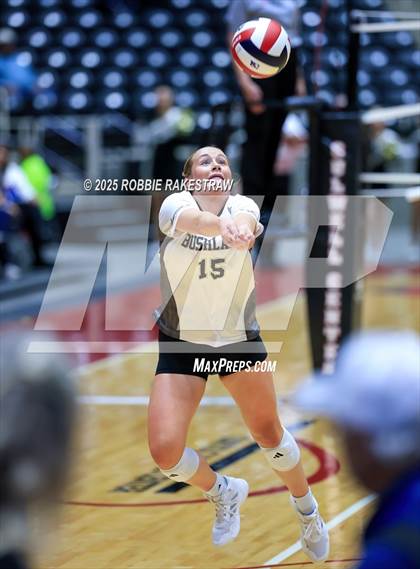Thumbnail 1 in Bushland vs. Goliad (UIL 3A D1 Volleyball Final) photogallery.