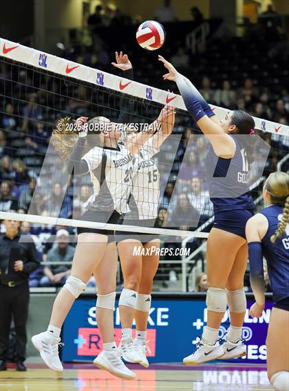 Thumbnail 3 in Bushland vs. Goliad (UIL 3A D1 Volleyball Final) photogallery.