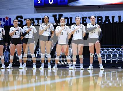 Thumbnail 3 in Bushland vs. Goliad (UIL 3A D1 Volleyball Final) photogallery.