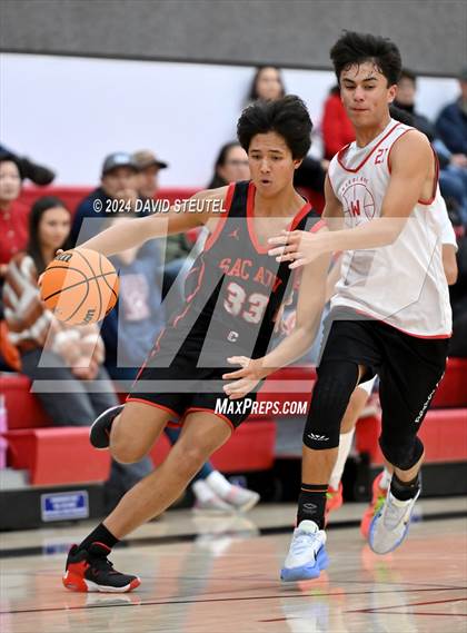 Thumbnail 2 in Sacramento Adventist @ Woodland Christian (Foundation Game) photogallery.
