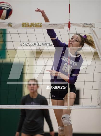 Thumbnail 1 in Red Bluff vs. Shasta (NSCIF D3 Final) photogallery.