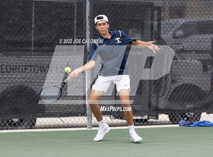 Thumbnail 1 in Harlan vs Coronado (UIL 6A Boys Singles Tennis State Semifinal) photogallery.