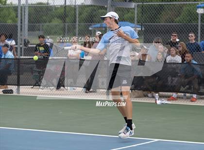 Thumbnail 1 in Harlan vs Coronado (UIL 6A Boys Singles Tennis State Semifinal) photogallery.