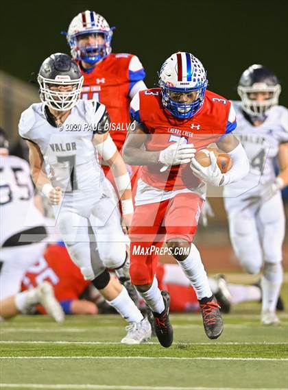 Thumbnail 1 in Valor Christian vs. Cherry Creek (CHSAA 5A State Final) photogallery.