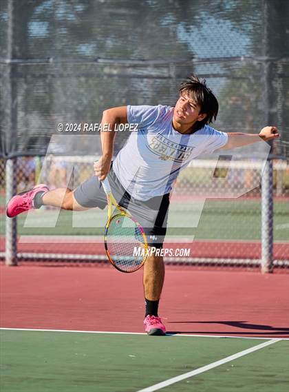 Thumbnail 3 in Fort Bend Kempner @ Galena Park (UIL Tennis 5A Region 3 Bi-District) photogallery.