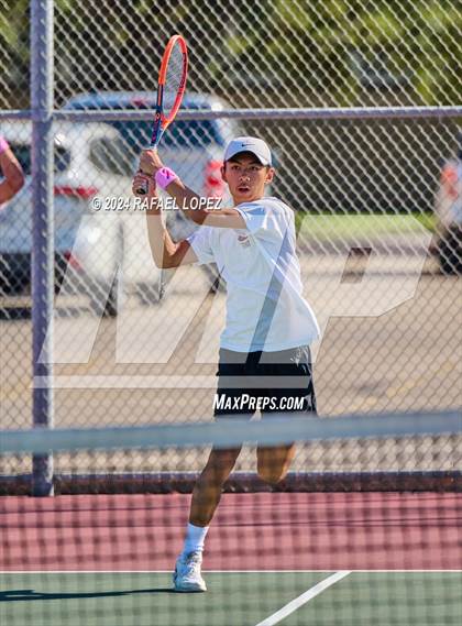 Thumbnail 3 in Fort Bend Kempner @ Galena Park (UIL Tennis 5A Region 3 Bi-District) photogallery.