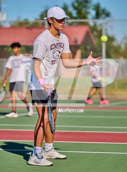 Thumbnail 2 in Fort Bend Kempner @ Galena Park (UIL Tennis 5A Region 3 Bi-District) photogallery.
