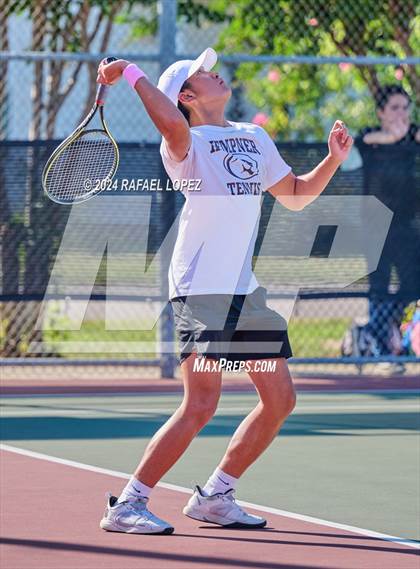 Thumbnail 3 in Fort Bend Kempner @ Galena Park (UIL Tennis 5A Region 3 Bi-District) photogallery.